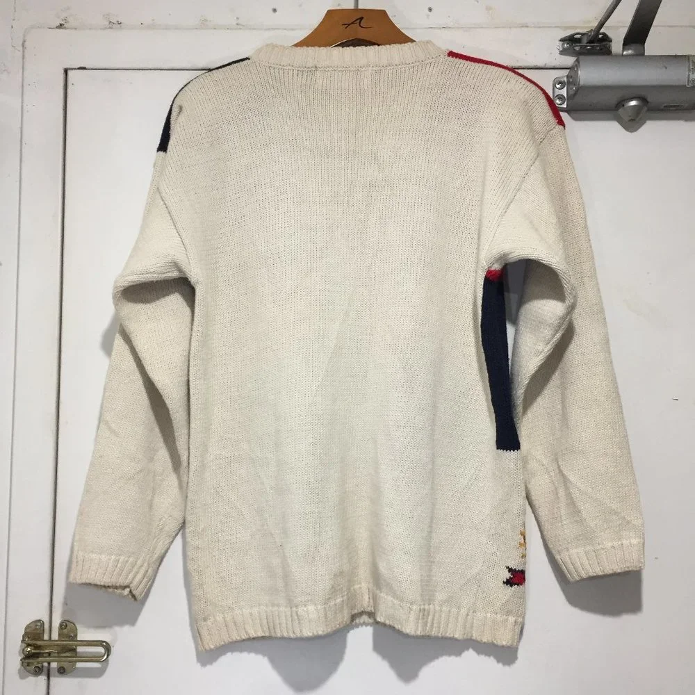 VINTAGE PETITE SOPHISTICATE EMBROIDERED SWEATERS SIZE 8P - Picture 5 of 7